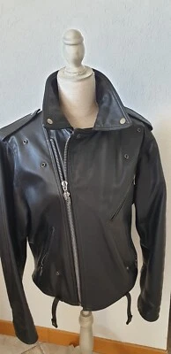 Blouson Cuir Harley Davidson Perfecto Noir Taille L - Photo 1/4