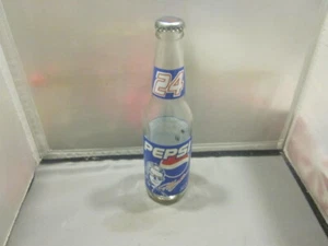 Jeff Gordon #24 Pepsi Bottle 12 oz Empty With Lid - Picture 1 of 4