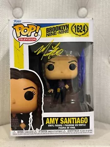 MELISSA FUMERO FIRMADO AMY SANTIAGO FUNKO POP 1624 BROOKLYN 99 BAJO CERTIFICADO DE AUTENTICIDAD RARO - Imagen 1 de 7