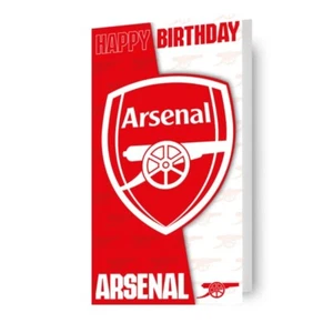 Birthday Card, Arsenal FC Birthday Card, Happy Birthday, Gunners Card - Picture 1 of 6