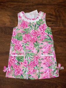 Lilly Pulitzer Girl 4 Conch Shell Pink KOALA LA LITTLE CLASSIC SHIFT Dress NWT - Picture 1 of 4