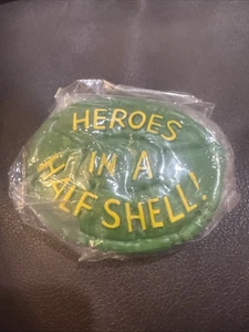 1989 Teenage Mutant Ninja Turtles Burger King Rad distintivo eroi in mezzo guscio - Foto 1 di 2