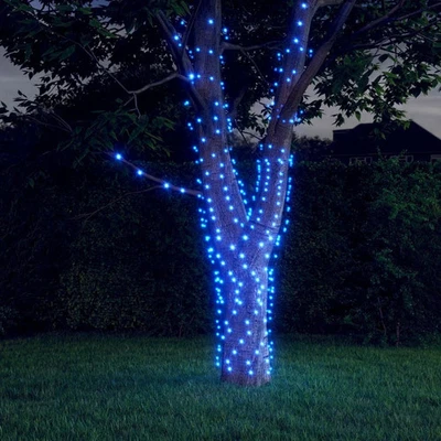 Solar Fairy Light Set of 5 Blue Plastic Medium Solar - Image 1 of 4