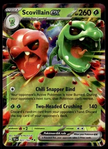 Pokemon TCG SV05: Temporal Forces #022/162 Scovillain ex NM - Picture 1 of 2