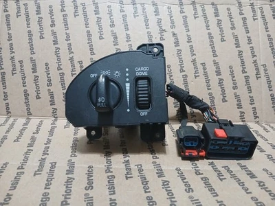 Interruptor de control de cabeza/luz antiniebla con enchufe para Dodge Ram 1500 2500 1999-2001 OEM Foto 1 de 4