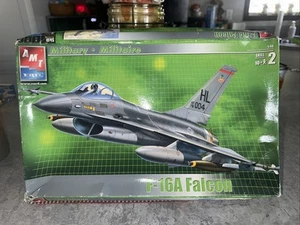 AMT ERTL MILITARY F-16A FALCON MODEL JET Kit #31787 1:48 Scale New Open Box - Picture 1 of 7