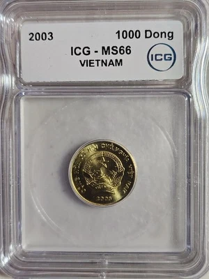 Vietnam 1000 Dong 2003 ICG MS 66 - Image 1 of 2