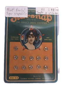 Vintage Collectable Starsnap Sewing Snaps Starsnap - Picture 1 of 2