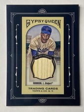 JACKIE ROBINSON 2011 TOPPS GYPSY QUEEN FRAMED MINI GAME USED BAT RELIC! DODGERS!