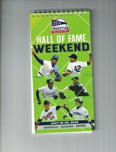 Mariano Rivera Smith Halladay Baines Martinez Mussina 2019 HOF Press Notepad - Picture 1 of 2