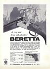 1962 Beretta 20 jauge plus et moins fusil de chasse et pistolet vintage annonce/affiche imprimée