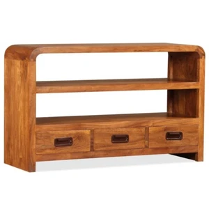 TV-Schrank Massivholz Akazie 90x30x55 cm - Bild 1 von 11