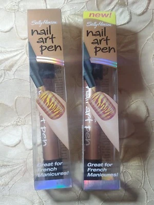 Lote de 2-SALLY HANSEN-CANETAS NAIL ART-#08 DOURADAS-Nova! - Imagem 1 de 2