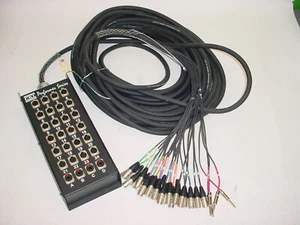 CBI MCA28-2404Q-100 Performer Series 28-Channel Snake w 4 TRS 1/4 Returns (100') - Picture 1 of 6