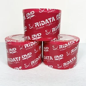 Brand New 150 Pack RiData DVD-R 120min 4.7GB DVD Blank Discs - Picture 1 of 4