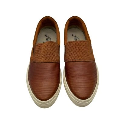 Free People Shoes Womens Size 39 Off Duty Slip On Leather Casual Brown - Image 1 of 4