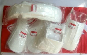 ORIGINAL HONDA MTX80 R2 MTX125 MTX200 KOTFLÜGEL SEITENDECKEL LAMPENMASKE SET NEU - Picture 1 of 12