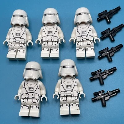 Lego Star Wars First Order Snowtrooper Minifigure Lot of 5 75184 - Image 1 of 4