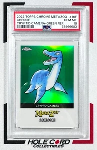 CHESSIE PSA 10 2022 Topps Chrome Metazoo Cryptid Camera Green Refractor /99 一 - Picture 1 of 2