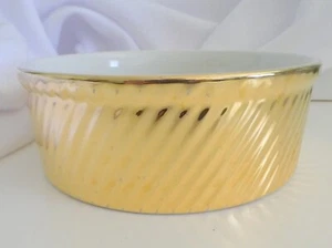 Hall Golden Glo 2506 Gerippt Souffle Form Backen Kasserolle 8,5" 8 Tassen Vintage - Bild 1 von 8