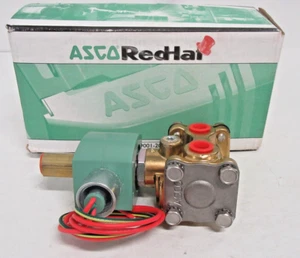 NEW ASCO 8316G001 RED Hat Solenoid Valve 24 VDC 1/4" NPT 15-120 PSI - Picture 1 of 8
