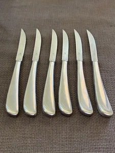 Set of 6 WMF Steak Knives CROMARGAN Stainless GERMAN Flatware Satin - Picture 1 of 17