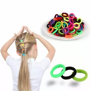 120 Pcs Baby Hair Ties, Cotton Toddler Hair Ties For Girls And Kids, Multicolor - Picture 1 of 11