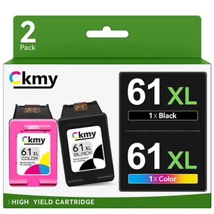 61-XL 61XL Ink Cartridges For HP Deskjet 2050 2510 2512 2514 2540 3050 3510 3516 - Picture 1 of 11