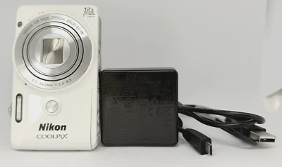 Nikon Coolpix S6900 16.0 MP Compact Digital Camera - White  Near Mint  Japan - Image 1 of 4