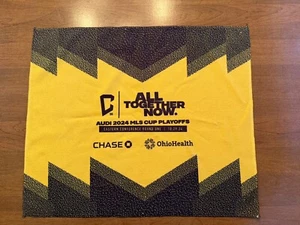 Columbus Crew Soccer Terrible Towel Playoffs Game 1 October 2024 Yellow MLS - Picture 1 of 3