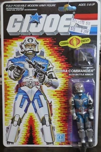Vintage GI Joe ARAH Cobra Commander Battle Armor MOC Hasbro - Picture 1 of 8
