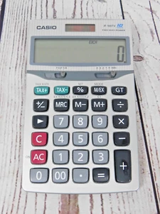 Casio JF-100TV Solar Calculator VTG *Fast Shipping* - Picture 1 of 3