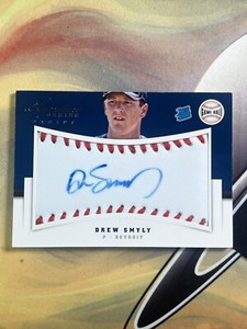 2012 Panini Signature Series Rated Game Ball Drew Smyly /299 Auto Rookie RC