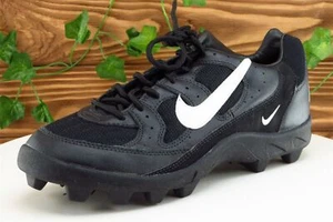 Nike Shark Shoes Size 9 M Black Football Synthetic Men - Picture 1 of 8