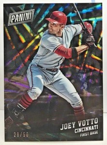 Joey Votto 2017 Panini Black Friday Promo WEDGES Holo Parallel #'d 28/50 - REDS