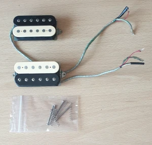 Raro Juego de Pastillas Humbucker Zebra Virtual Dimarzio PAF DP196 DP197 De Colección - Imagen 1 de 9