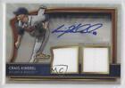 2011 Topps Finest Refractor Dual Relics /499 Craig Kimbrel #85 Rookie Auto RC