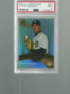  Upper Deck Reflections #241 Justin Verlander 2005 RC PSA 9 - Imagen 1 de 1
