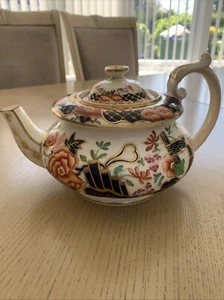 Antique Georgian Crown Derby Porcelain Imari Teapot c1815 34A - Picture 1 of 11