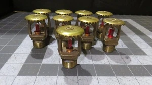 (Lot of 9 ) Viking Sprinkler Head 155F 1/2" SSU 589A Upright - Picture 1 of 7