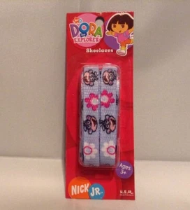 NEW NICK JR. DORA THE EXPLORER BOOTS SHOELACES - Picture 1 of 1