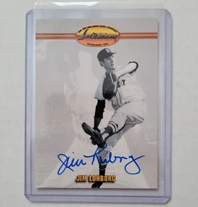 Jim Lonborg Signed Card 1993 Ted Williams Boston Red Sox MLB! IP Autograph! - Picture 1 of 3