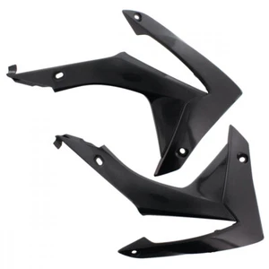 POLISPORT Radiator Spoiler Adjusts Honda Crf 250 14-17 450 13-16 Black - Imagen 1 de 1