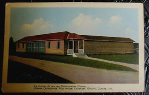 Dionne Quintuplets Play House-Callander, Ontario Canada-Vintage PE CO Postcard - Bild 1 von 2