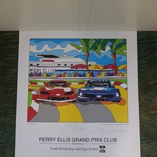 St Petersburg Grand Prix by Ray Masters, Lithograph, 1994, Signed unframed
