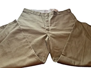 DICKIES Industrie Arbeitshose Verstärkung Dbl Knie gerade 5 Pocket Khaki *44x29 - Bild 1 von 19