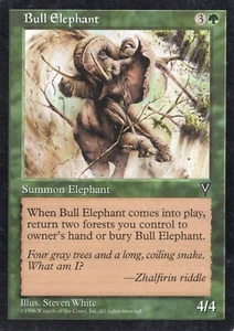 BULL ELEPHANT VISIONS MTG MAGIC MP (yourdeckbuilder) - Picture 1 of 1