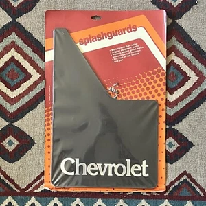 Vintage Chevrolet Powerflow Inc Splash Guards NOS 1982 USA Made Mud Flaps 12x18 - Picture 1 of 10