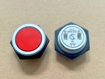 1 Stück QMFP306H044 - Signal Construct gmbH -LED-Spot rot  24V 1,2W - Image 1 of 2