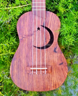 Moon and Star Hand-made Ukulele - Image 1 of 4